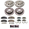 KOE8797 OE Stock Replacement Low-Dust Ceramic Brake Pad & Rotor Kit - image 1