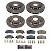 KOE8809 OE Stock Replacement Low-Dust Ceramic Brake Pad & Rotor Kit - image 1