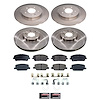 KOE8918 OE Stock Replacement Low-Dust Ceramic Brake Pad & Rotor Kit
