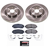 KOE8928 OE Stock Replacement Low-Dust Ceramic Brake Pad & Rotor Kit - image 1