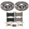 KOE8931 OE Stock Replacement Low-Dust Ceramic Brake Pad & Rotor Kit