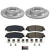 KOE8938 OE Stock Replacement Low-Dust Ceramic Brake Pad & Rotor Kit - image 1
