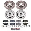 KOE8942 OE Stock Replacement Low-Dust Ceramic Brake Pad & Rotor Kit - image 1