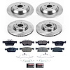 KOE8976 OE Stock Replacement Low-Dust Ceramic Brake Pad & Rotor Kit - image 1