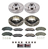 KOE8982 OE Stock Replacement Low-Dust Ceramic Brake Pad & Rotor Kit - image 1