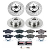 KOE9038 OE Stock Replacement Low-Dust Ceramic Brake Pad & Rotor Kit - image 1