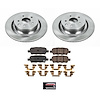 KOE9062 OE Stock Replacement Low-Dust Ceramic Brake Pad & Rotor Kit - image 1