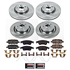 KOE9063 OE Stock Replacement Low-Dust Ceramic Brake Pad & Rotor Kit - image 1