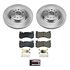KOE9076 OE Stock Replacement Low-Dust Ceramic Brake Pad & Rotor Kit - image 1
