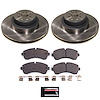 KOE9082 OE Stock Replacement Low-Dust Ceramic Brake Pad & Rotor Kit