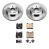 KOE9107 OE Stock Replacement Low-Dust Ceramic Brake Pad & Rotor Kit - image 1