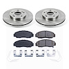 KOE9109 OE Stock Replacement Low-Dust Ceramic Brake Pad & Rotor Kit - image 1