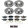 KOE9137 OE Stock Replacement Low-Dust Ceramic Brake Pad & Rotor Kit - image 1