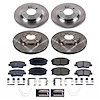 KOE9140 OE Stock Replacement Low-Dust Ceramic Brake Pad & Rotor Kit - image 1
