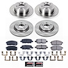KOE9141 OE Stock Replacement Low-Dust Ceramic Brake Pad & Rotor Kit - image 1