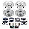 KOE9142 OE Stock Replacement Low-Dust Ceramic Brake Pad & Rotor Kit - image 1