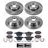 KOE9157 OE Stock Replacement Low-Dust Ceramic Brake Pad & Rotor Kit - image 1