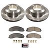 KOE9184 OE Stock Replacement Low-Dust Ceramic Brake Pad & Rotor Kit - image 1