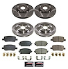KOE9192 OE Stock Replacement Low-Dust Ceramic Brake Pad & Rotor Kit - image 1