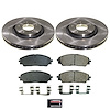 KOE9208 OE Stock Replacement Low-Dust Ceramic Brake Pad & Rotor Kit - image 1