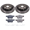 KOE9211 OE Stock Replacement Low-Dust Ceramic Brake Pad & Rotor Kit - image 1