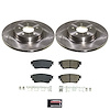 KOE9219 OE Stock Replacement Low-Dust Ceramic Brake Pad & Rotor Kit - image 1