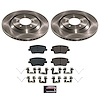 KOE9222 OE Stock Replacement Low-Dust Ceramic Brake Pad & Rotor Kit - image 1