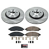 KOE9241 OE Stock Replacement Low-Dust Ceramic Brake Pad & Rotor Kit - image 1