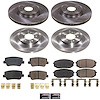 KOE9246 OE Stock Replacement Low-Dust Ceramic Brake Pad & Rotor Kit - image 1
