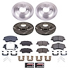 KOE9247 OE Stock Replacement Low-Dust Ceramic Brake Pad & Rotor Kit