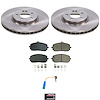 KOE9295 OE Stock Replacement Low-Dust Ceramic Brake Pad & Rotor Kit