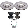 KOE9297 OE Stock Replacement Low-Dust Ceramic Brake Pad & Rotor Kit - image 1