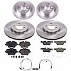 KOE9312 OE Stock Replacement Low-Dust Ceramic Brake Pad & Rotor Kit - image 1
