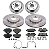 KOE9313 OE Stock Replacement Low-Dust Ceramic Brake Pad & Rotor Kit - image 1