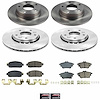 KOE9315 OE Stock Replacement Low-Dust Ceramic Brake Pad & Rotor Kit