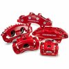 Performance Front Brake Calipers Powder Coated Red Pair - image 2