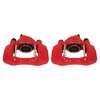 Performance Front Brake Calipers Powder Coated Red Pair - image 4