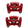 Rear Performance Disc Brake Caliper Pair w/Brackets Fits Select Jeep Grand Wagoneer, Wagoneer & Ram 1500 [Red Powder Coat]