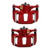 Rear Performance Disc Brake Caliper Pair w/Brackets Fits Select Jeep Grand Wagoneer, Wagoneer & Ram 1500 [Red Powder Coat] - image 3