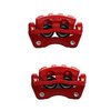 Front Performance Disc Brake Caliper Pair w/Brackets Fits Select Honda Odyssey [Red Powder Coat]
