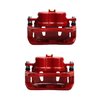 Front Performance Disc Brake Caliper Pair w/Brackets Fits Select Honda Odyssey [Red Powder Coat] - image 4