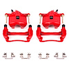 Performance Front Brake Calipers Powder Coated Red Pair - image 1