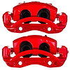 RED CALIPER PAIR W/BRKT - image 1