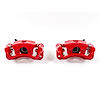 Performance Rear Brake Calipers Powder Coated Red Pair - image 1