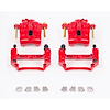 Performance Front Brake Calipers Powder Coated Red Pair - image 1