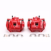 Performance Front Brake Calipers Powder Coated Red Pair - image 1