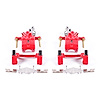 Performance Rear Brake Calipers Powder Coated Red Pair - image 1