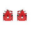 Performance Rear Brake Calipers Powder Coated Red Pair - image 1