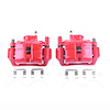 Performance Front Brake Calipers Powder Coated Red Pair - image 1