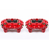 Performance Front Brake Calipers Powder Coated Red Pair - image 1